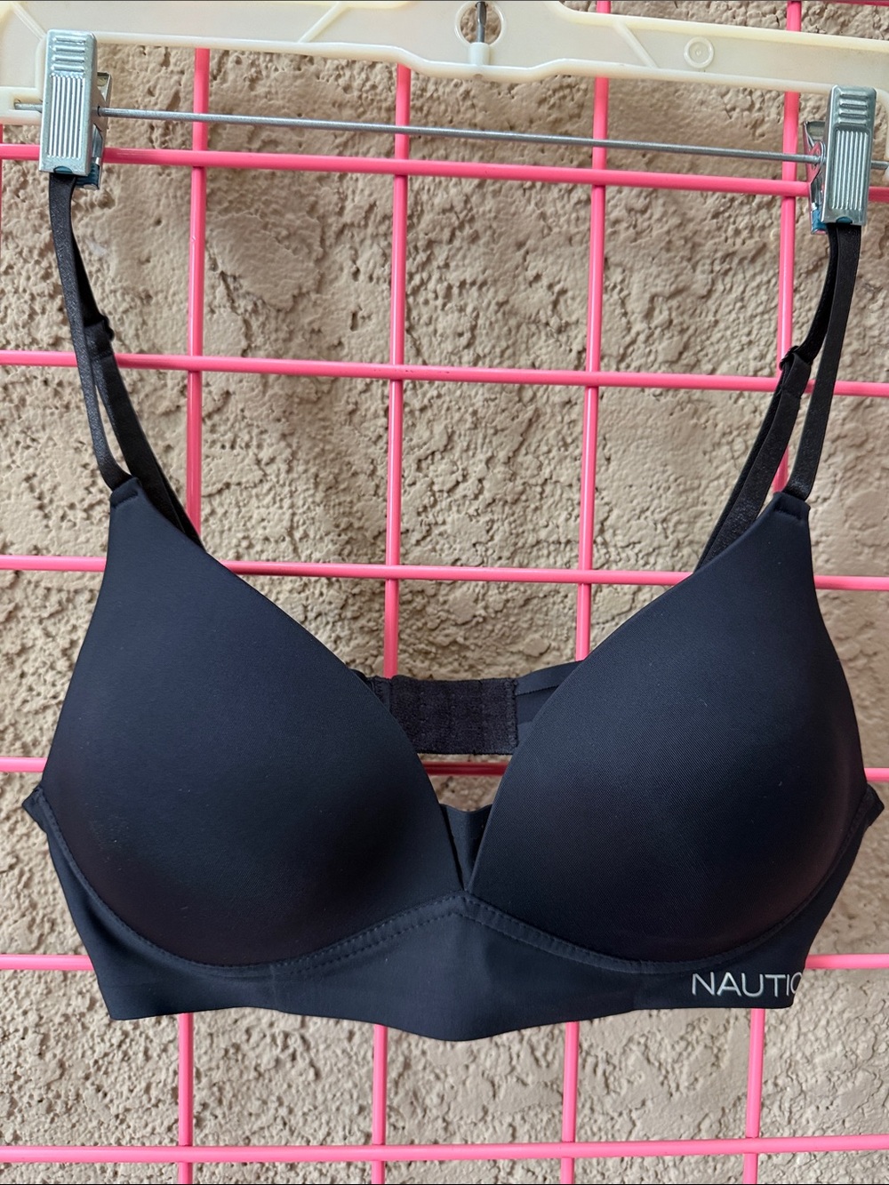 Nautica Black Molded Lightly Padded Everyday Bra